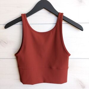 lululemon athletica Rust Crop Top